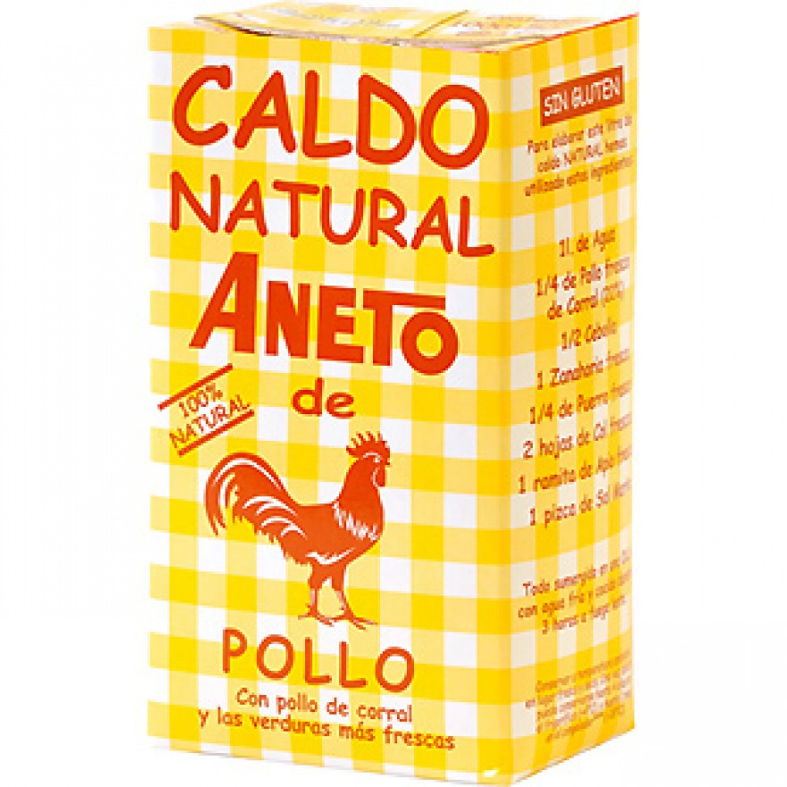 caldo natural de pollo envase 1 L