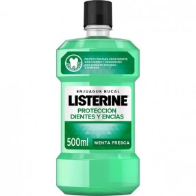 LISTERINE enjuage bucal menta fresca frasco 500 ml