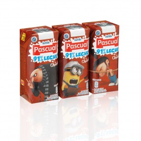 PASCUAL batido chocolate pack 3 envases 200 ml