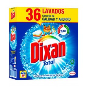 DIXAN detergente en polvo maleta 31 cacitos