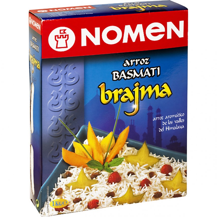 NOMEN arroz basmati paquete 500 grs