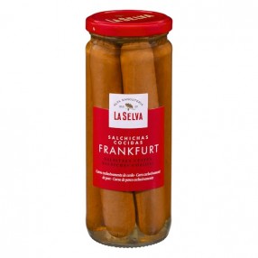 Salchichas frankfurt LA SELVA frasco 460 grs