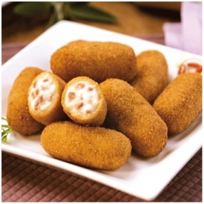 MAHESO Croquetas de Jamon Iberico congeladas envase 400 grs
