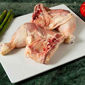 Cuartos traseros de Pollo 2 unidades peso aproximado bandeja 1 kg