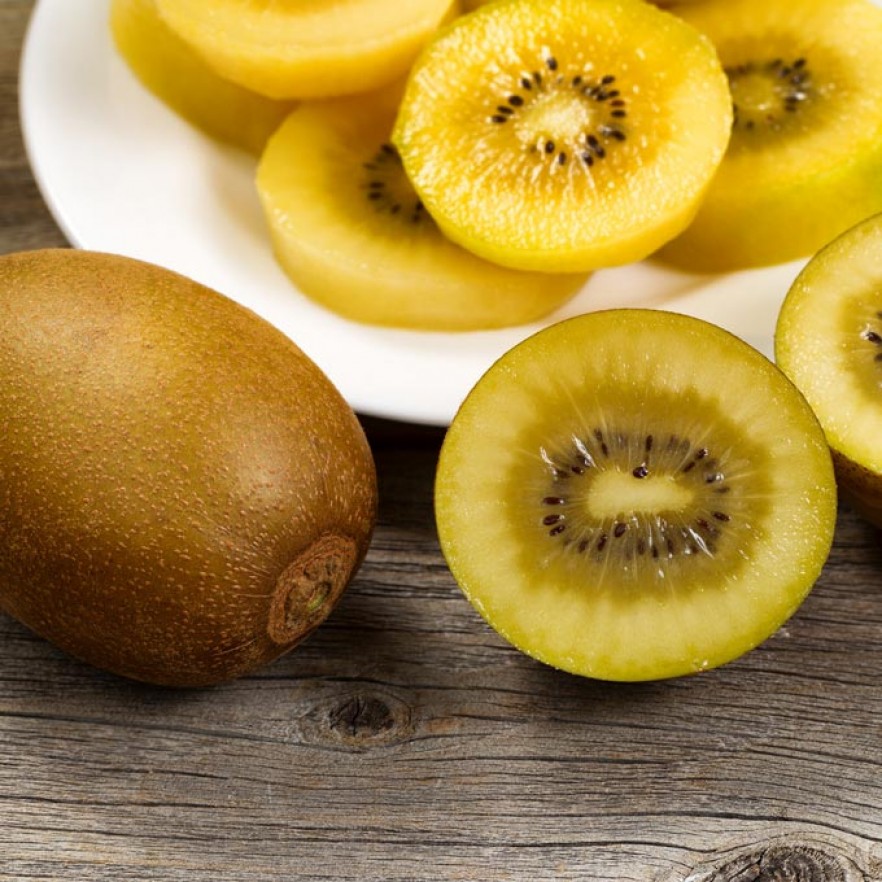 Kiwi gold peso aproximado bandeja 1 kg