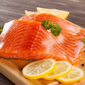 Salmon en filetes peso aproximado bandeja 500 grs