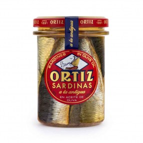 ORTIZ EL VELERO Sardinas a la antigua frasco 190 grs